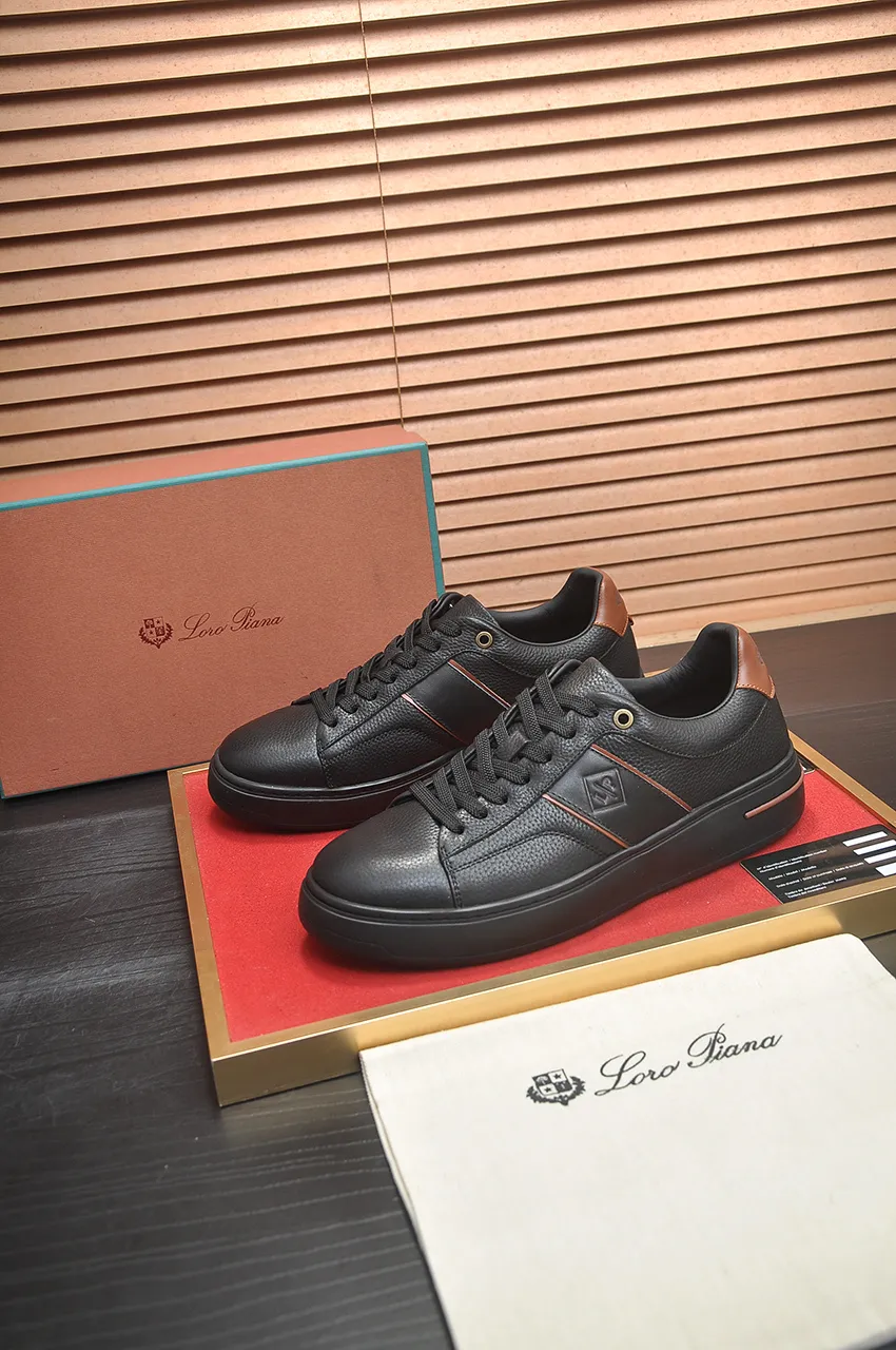 Men's men's shoes 💰580💶[𝐥𝐨𝐫𝐨 𝐏𝐢𝐚𝐧𝐚] lp classic loafers, an Italian treasure brand, the only brand that can match Hermès! Only after wearing it do we realize that we cannot let down our feet. The upper is imported cashmere, the lining of water-dyed cowhide ➕ the cowhide feet, the official original glass rubber outsole, and the pendant. Exclusive original packaging (tag ➕ brand paper ➕ outer box ➕ hand bag) code number: 38-46 (45 46 customized)